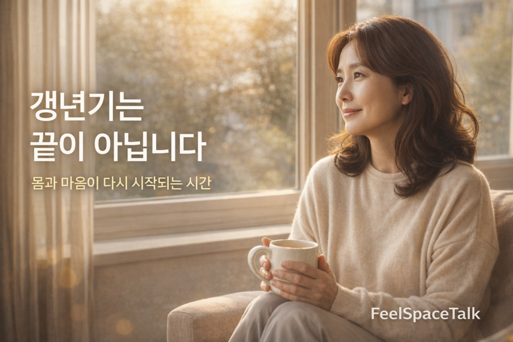 갱년기는 끝이 아니라, 다시 시작되는 시간입니다