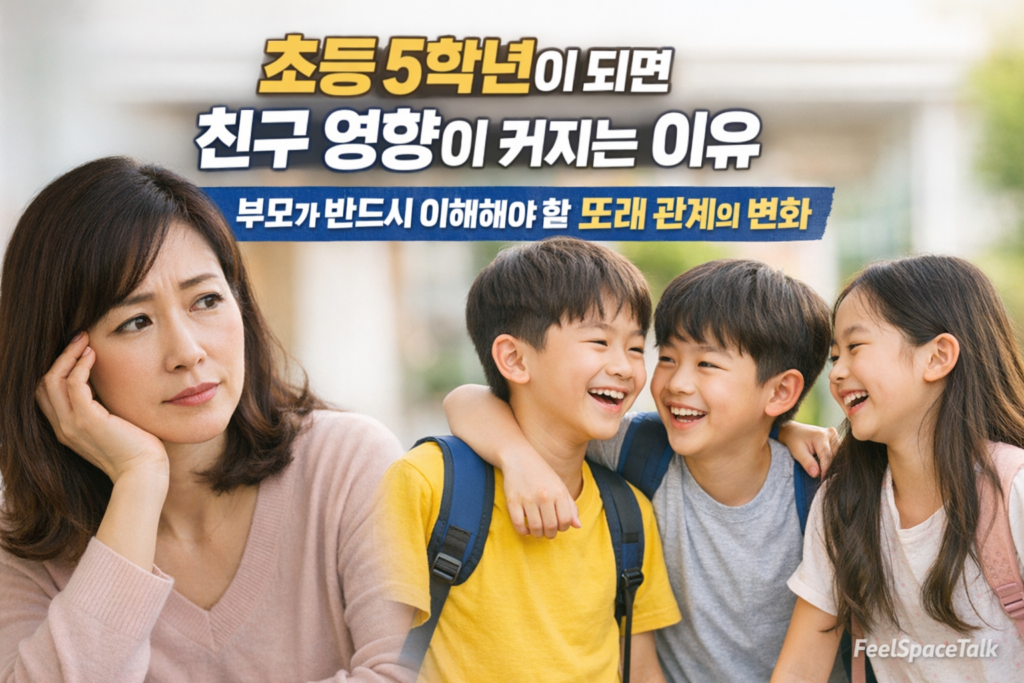 초등 5학년이 되면 왜 친구 영향이 커질까, 부모가 반드시 이해해야 할 또래 관계의 변화