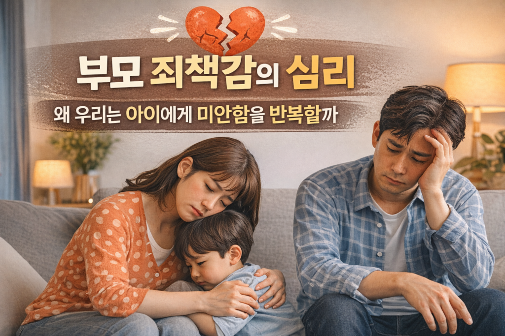 아이를 사랑할수록 반복되는 부모의 죄책감 심리를 담은 감정 중심 썸네일